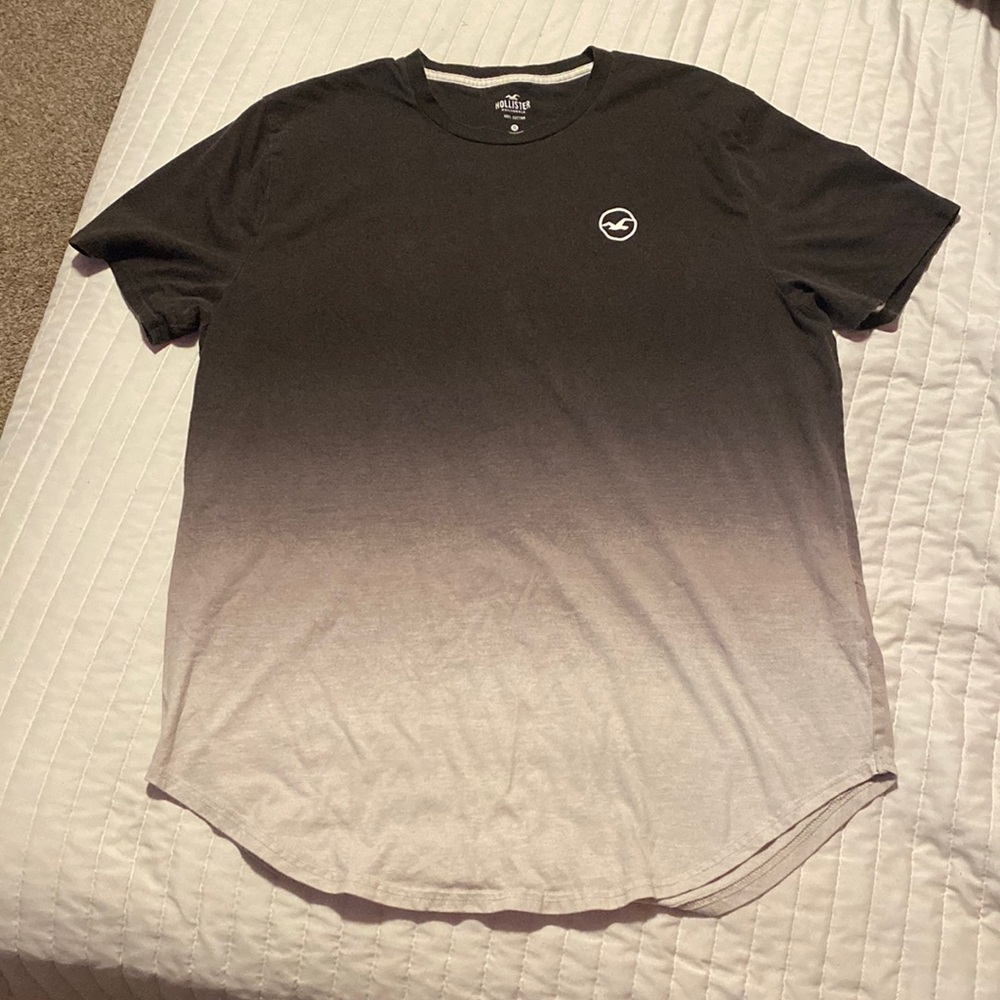 hollister black and white shirts